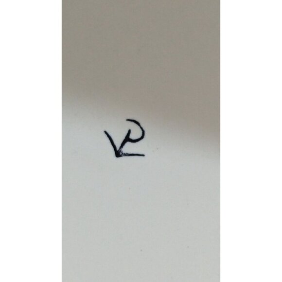 Paul Vogt salad dessert plates 8" Rooster floral design Red Farmhouse set of 4 - Picture 9 of 9